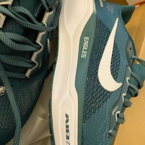 Nike Air Zoom Eagles Sneakers in Teal and White